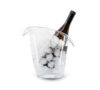Virsus Secchiello per Spumante Trasparente 4781, misura 27x24 cm, Spumantiera Portaghiaccio Infrangibile Privo di BPA, 100% Riciclabile, Unglassy, cestello Bottiglie Vini Champagne per Feste ed Eventi