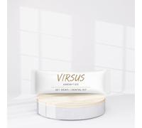 Virsus Set Igiene Orale monouso imbustato, confezione Flowpack bianca, spazzolino denti trasparente e tubetto Dentifricio da 5ml, per Albergo Hotel B&B Host, Set da Viaggio Linea cortesia (150)