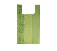 VIRSUS Shopper biodegradabili compostabili 30+10+10x55 Confezione 4kg da Circa 200 - M