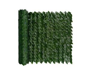 VIRSUS Siepe Artificiale 1x3 m per Balcone Edera 100x300 cm Siepe Sintetica Rotolo Siepe Finta da Esterno con Foglie Recinzione Giardino per Arredo Esterno