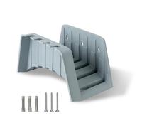 Virsus Spalla Portatubo in plastica staffa murale supporto da parete per tubo da giardino con gancio per accessori sella Avvolgitubo in dotazione tasselli e viti per installazione a parete - (C)