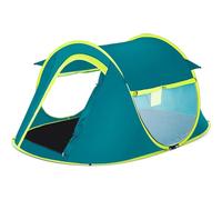 Virsus Tenda da Campeggio per 2 Persone con Porta e Finestre 8086, Apertura Automatica Pop Up, Tessuto Impermeabile e Ritardante Incendio, Rete Antinsetti e Tasca Interna (235x145x100 cm)