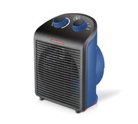 Virsus Termoventilatore Hermes portatile 1000-2000 watt, misura 19x13x25 cm, basso consumo, 2 livelli di potenza, scaldino elettrico scaldabagno con funzione Caldo e Freddo, Vari Colori (blu) - F