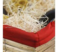 VIRSUS Trucioli Legno per Cesti 10kg, Paglia in Legno Naturale per Confezioni Natalizie, pasquali, Cesti Regalo, Imballo di Legno essiccata e depolverizzata da riempimento