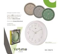 VIRTIME 1 Pezzo Orologio da Parete Numeri in Rilievo 25 cm 4 Colori