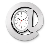 VIRTIME Orologio da Parete Chiocciola - Diametro 30 cm, Design Moderno, ABS Resistente, Movimento Sweep Silenzioso, Ideale per Soggiorno, Cucina e Ufficio