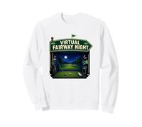 Virtual Fairway Night Golf Indoor Simulatore Felpa