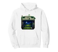 Virtual Fairway Night Golf Indoor Simulatore Felpa con Cappuccio