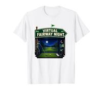 Virtual Fairway Night Golf Indoor Simulatore Maglietta