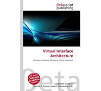 Virtual Interface Architecture: Computer Network, InfiniBand, iWARP, Microsoft
