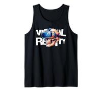 Virtual Reality Skull VR Gamer Futuristic Art Canotta