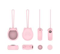 Virtuale elettronico Pet Custodia in silicone Adatto per Tamagotchi Paradiso Macchina del gioco Coperchio di protezione a prova di goccia e a prova di polvere Accessori (Pink)