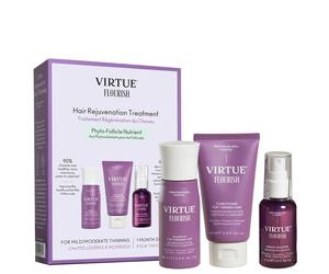 Virtue Flourish Hair Rejuvenation Treatment (Shampoo 60ml + Conditioner 60ml + Booster 60ml)