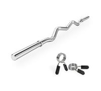 VirtuFit Asta per bilanciere EZ - 120 cm - clip a molla - 30 mm