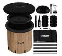 VirtuFit Bagno ghiaccio XXL - 375 litri - effetto legno