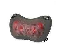 VirtuFit Cuscino massaggiante wireless Pro, cuscino massaggiante e termico senza fili per schiena, collo e spalle, massaggio intenso Shiatsu, funzionamento a batteria, relax a casa