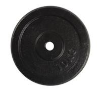VirtuFit Disco in Ghisa per Manubri - Peso da Sollevamento - 30 mm - 10 kg - Nero
