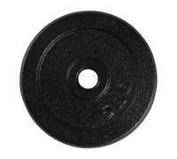 VirtuFit Disco in ghisa - Peso manubrio - 30 mm - 5 kg - Nero