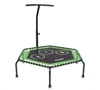 VirtuFit Fitness Trampolino Pro con manico - Nero - 115 cm
