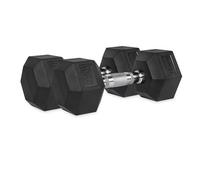 VirtuFit Hexa Dumbell Set di manubri corti - 2 x 10 kg
