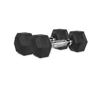 VirtuFit Hexa Dumbell Set di manubri corti - 2 x 7 kg