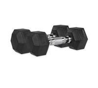 VirtuFit Hexa Dumbell Set di manubri corti - 2 x 9 kg