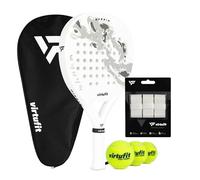 VirtuFit Hybrid Padel Set - Bianco - Grigio
