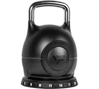VirtuFit Kettlebell regolabile 2/20 kg | Costruzione in acciaio resistente | Allenamento funzionale, crossfit e sport di forza | Manico ergonomico | Nero