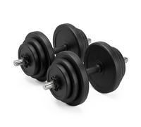 VirtuFit Manubri - Manubri - Regolabili - Vinile - 2 x 14 kg (28 kg)