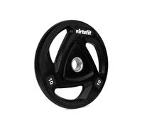 VirtuFit Manubrio olimpico in gomma, 10 kg