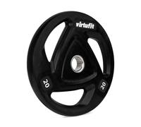 VirtuFit Manubrio olimpico in gomma, 20 kg
