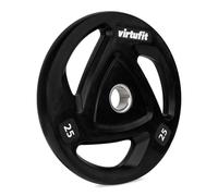 VirtuFit Manubrio olimpico in gomma, 25 kg