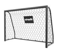 VirtuFit Porta da calcio per bambini e adulti, stabile e resistente alle intemperie, perfetta per giardino e allenamento