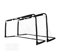 VirtuFit Porta da calcio pieghevole - Porta da calcio - 90 x 60 cm (set di 2) - Nero