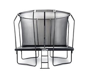 VirtuFit Premium Rechthoekige Trampoline met Veiligheidsnet - Zwart - 183 x 274 cm (VF06016-274)