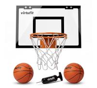 VirtuFit Pro Mini Basket Board con 2 palline e pompa - Nero