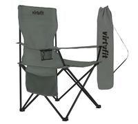 VirtuFit Sedia da campeggio pieghevole - Sedia da spiaggia - Grigio