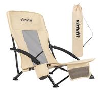 VirtuFit Sedia da spiaggia pieghevole - Beige