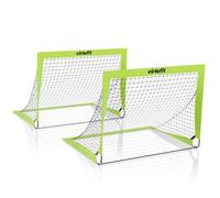 VirtuFit Set di gol da calcio pop-up, 120 x 90 cm