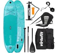 Virtufit VirtuFit Supboard Cruiser 305 - Blu - Stand Up Paddle Board - Supboard gonfiabile - Per principianti e avanzati - Con sedile da kayak, accessori e borsa per il trasporto - Superficie antisciv