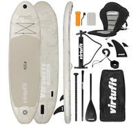 VirtuFit Supboard Cruiser 305 - sabbia beige - con seduta per kayak, accessori e borsa - Paddle Board - Set paddle