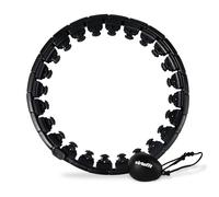 VirtuFit Weighted Massage Hula Hoop - 1,4 kg - Regolabile da 80 a 132 cm - Weighted Fitness Hula Hoop