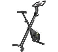 VirtuFit XB100i Cyclette Pieghevole - Fitness Bike stabile e sicura - Sella regolabile in altezza - Sensori di impulso - Display multifunzione - Ruote per il trasporto - Lo schienale deve essere
