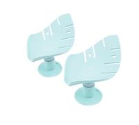 VirtuGro 2PCS Portasapone Doccia Porta Sapone Bagno Porta Saponetta Forma Foglia Porta Sapone Cucina con Ventosa Senza Foro Porta Spugna Cucina Lavello Per Cucina Bagno Doccia Lavabo Verde