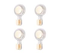 VirtuGro 4 Pezzi Ventose con Gancio Ganci a Ventosa Super Resistenti 5KG in Plastica Appendi Accappatoio Bagno Riutilizzabili Senza Forare per Finestra Bagno Piastrelle e Vetro Grigi/Beige (Beige)