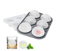 VirtuGro Cubetti Ghiaccio Silicone, Stampo Ghiaccio Grande con Coperchio, Palle