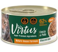 VIRTUS Cat Natural Lattina Multipack 24x150G COSCIA DI POLLO