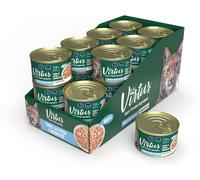Virtus Cat Natural Lattina Multipack 24x150G TONNO CON CERNIA