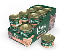 VIRTUS Cat Natural Lattina Multipack 24x150G TONNO CON SALMONE