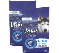 VIRTUS Kit Risparmio 2x7.5KG Dog Protein Selection ADULT SALMONE